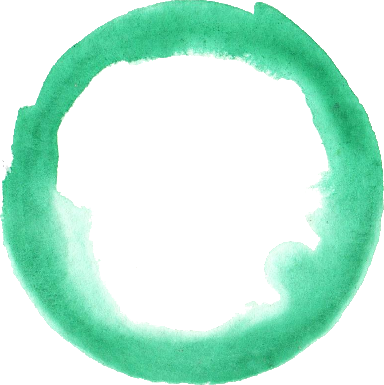 Free Download - Green Watercolour Circle Png (777x778), Png Download