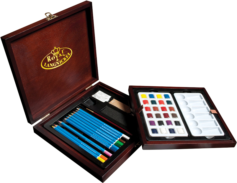 Royal & Langnickel Premier Watercolor Pencil Set - Royal Brush Artist Premier Set, Watercolour Pencil (900x689), Png Download