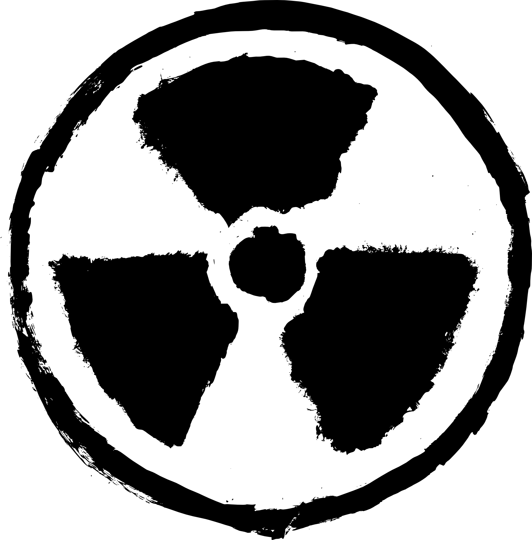 Free Download - Radioactive Symbol Transparent Background (1859x1886), Png Download