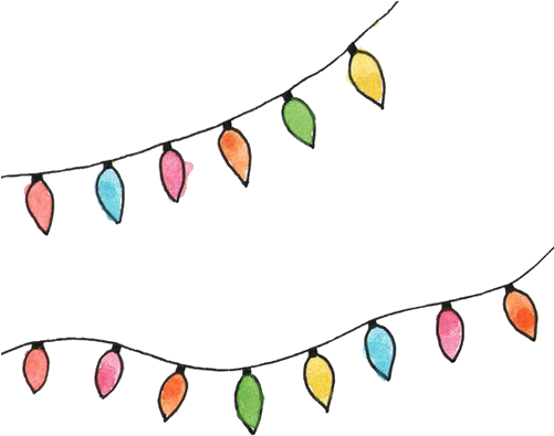 Christmas Lights Holidays Christmas Lights Transparent - Transparent Christmas Tree (500x463), Png Download