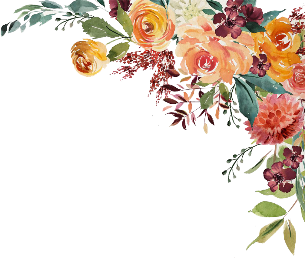 Free Watercolor Winter Christmas Floral Wreath Png - Watercolor Wreath Transparent For Ms (1024x924), Png Download