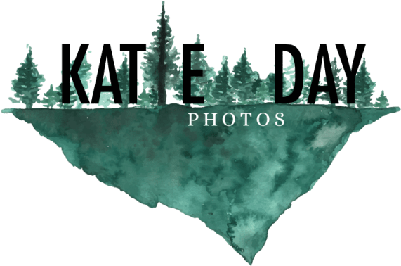 Katie Day Custom Watercolor Logo - Skyline (800x594), Png Download