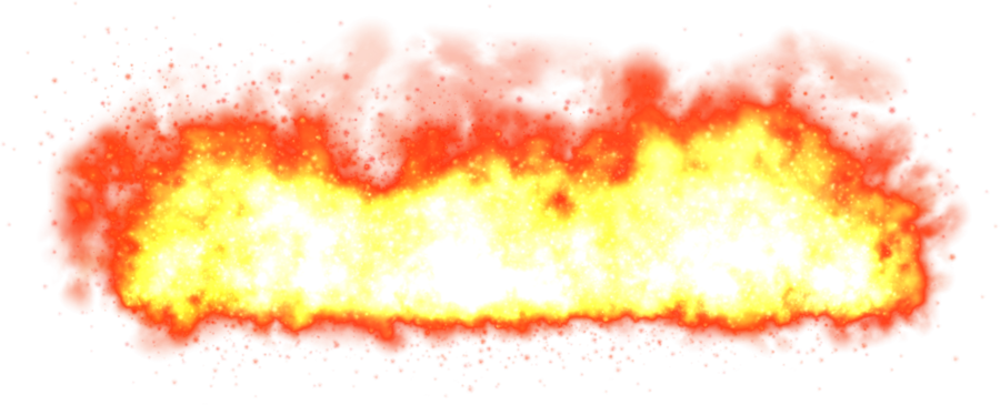 Explosion Png15388 - Fire (900x365), Png Download