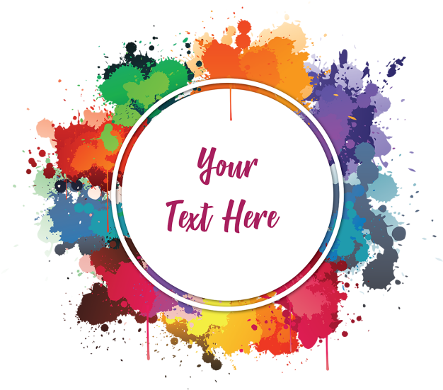 Colourful Watercolor Ink Splashes Clipart Royalty Free - Photography (640x640), Png Download