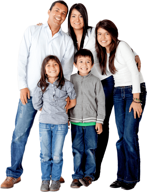 Dental Family Png - Latin Family Isolated (570x746), Png Download