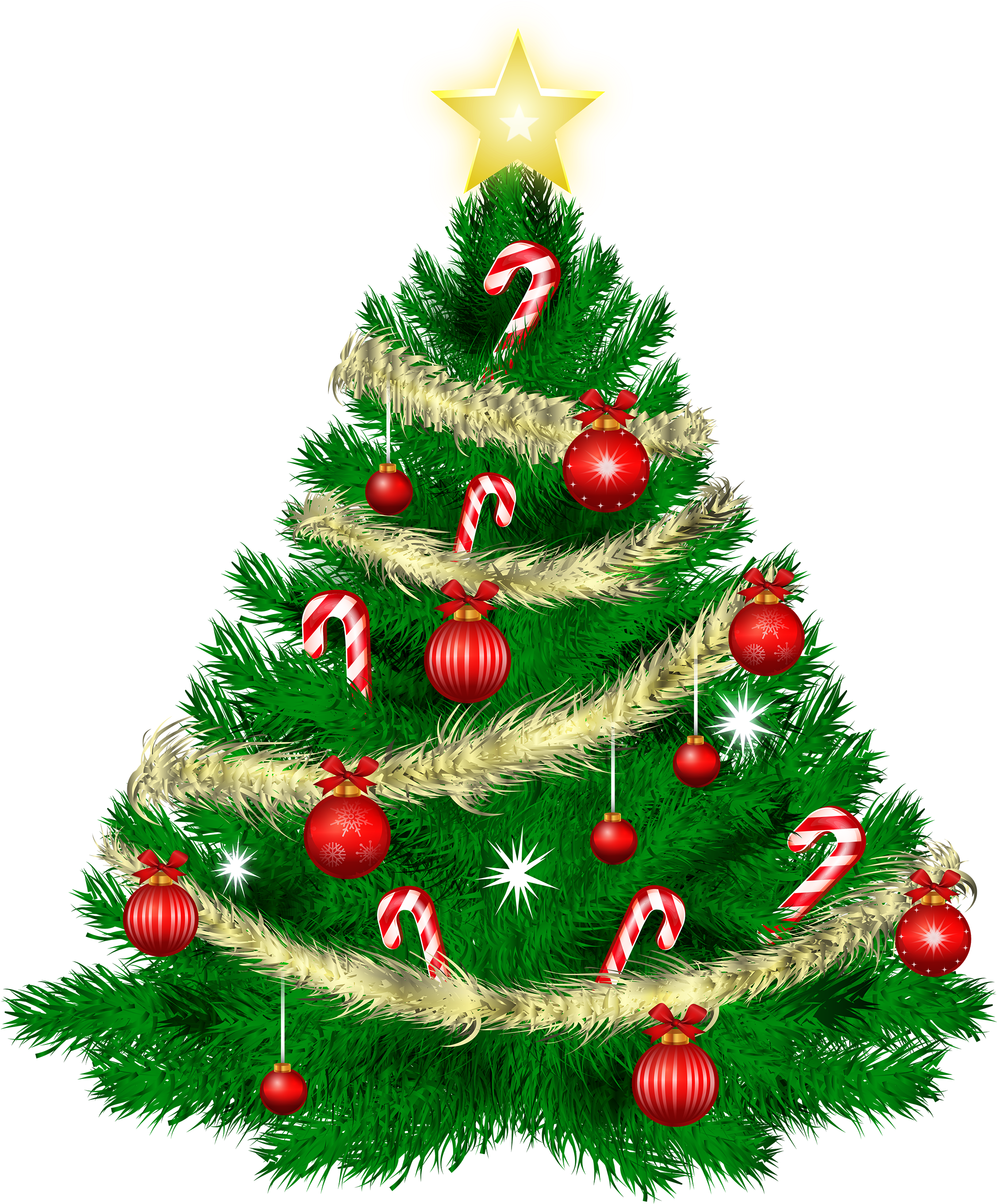28 Collection Of Christmas Tree Clipart Png (2500x3024), Png Download