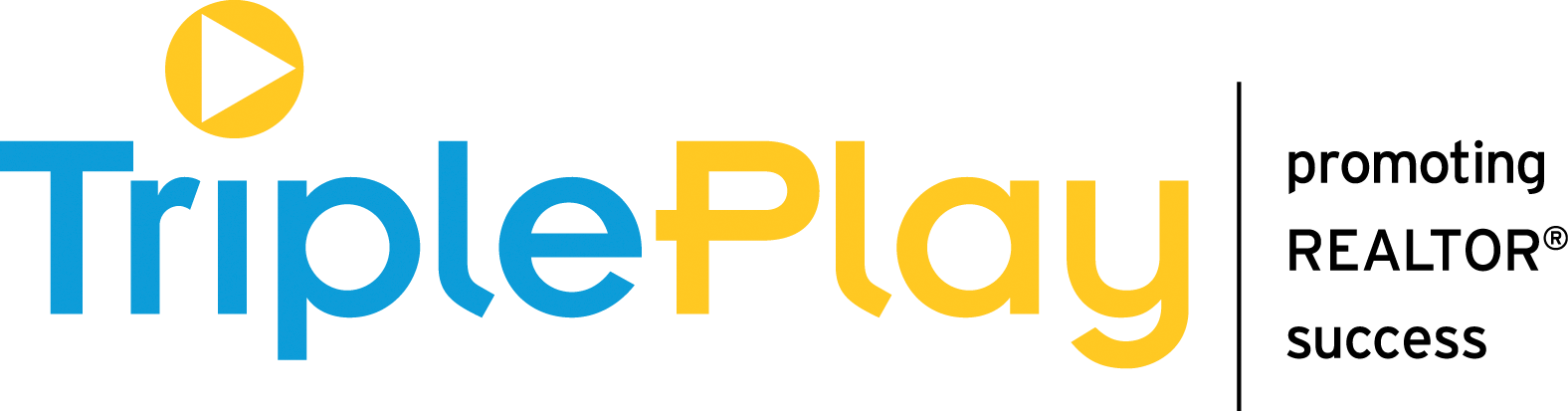 Triple Play Logo - Triple Play Realtor 2017 (1576x413), Png Download