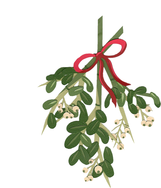 Graphic Transparent Download Clipart Tumblr Frames - Mistletoe Watercolor Clipart (670x867), Png Download