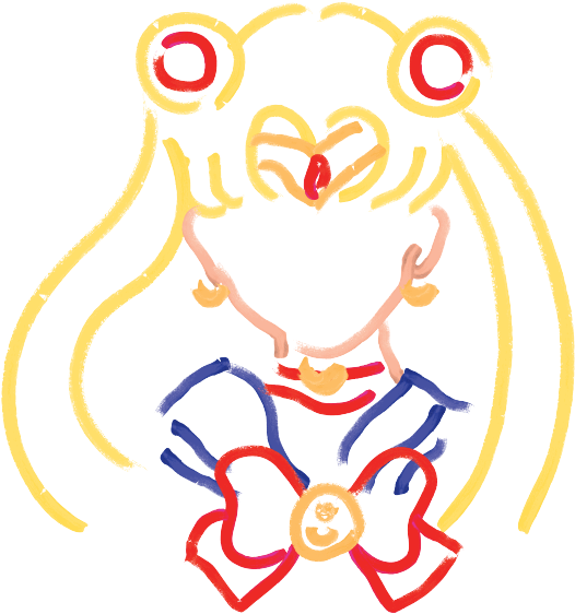 26 Jun - Sailor Moon Png (540x681), Png Download