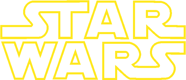 Star Wars Logo - Star Wars Logo Outline (694x419), Png Download