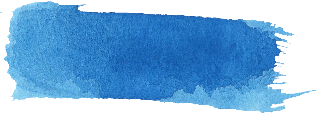 16 Blue Watercolor Brush Stroke Banner - Paint Brush Stroke Blue Png (1078x406), Png Download