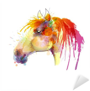 Fondo De Caballo De Colores (400x400), Png Download