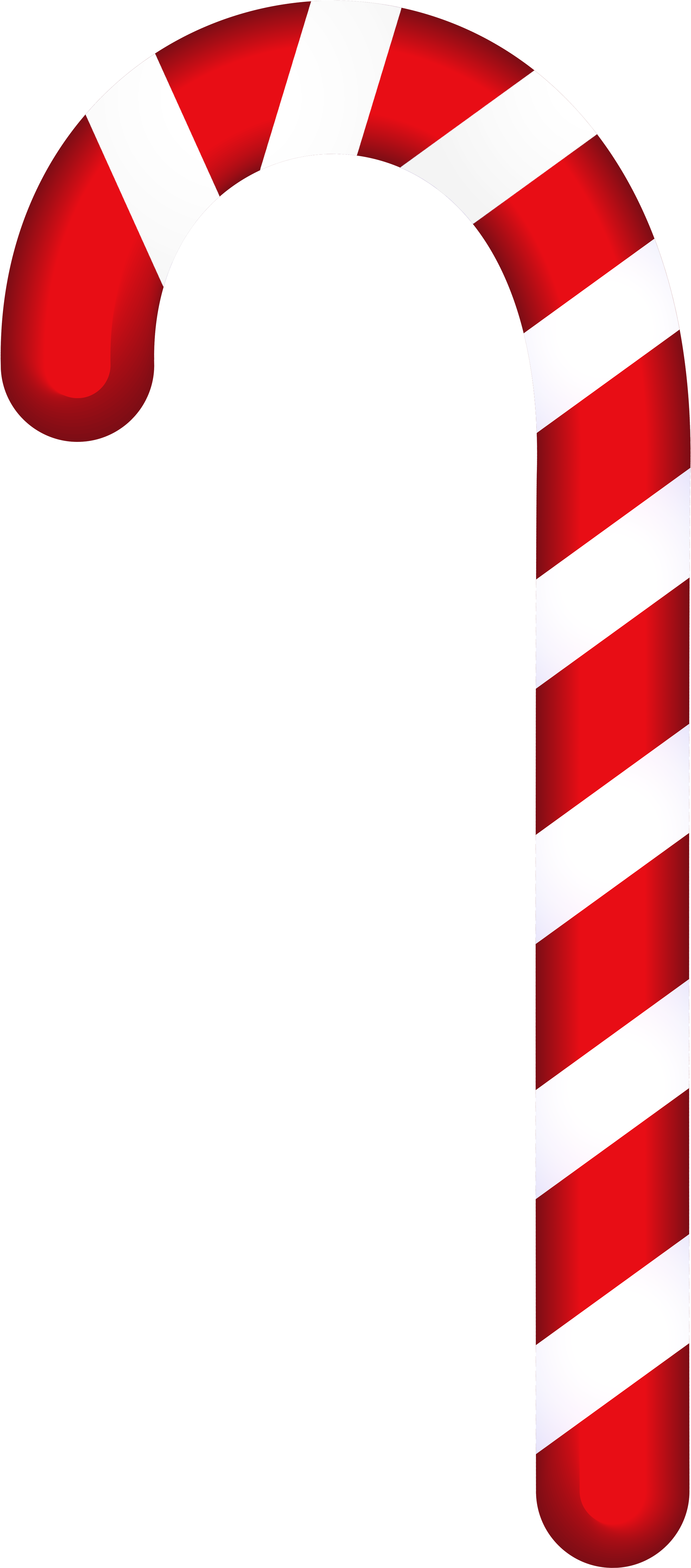 Candy Cane Png Clipart (2948x6268), Png Download