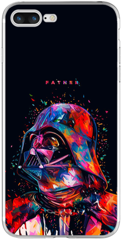 Star Wars Darth Vader Watercolor Phone Cases Samsung - Star Wars Darth Vader Painting (640x640), Png Download