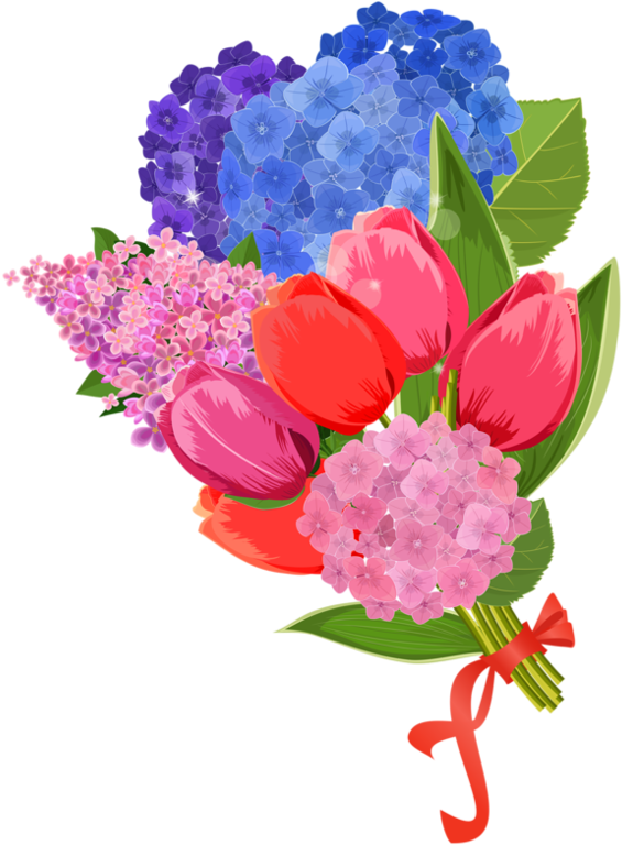 Fleurs Tube Flowers Png Pinterest Clip Art - Flower (600x786), Png Download