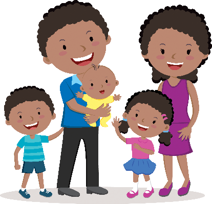 Happy Family Portraits Clipart The Arts Image Pbs Learningmedia - Happy Family Png Clipart (414x399), Png Download