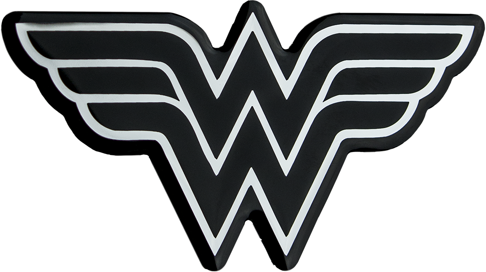 Wonder Woman Logo Png Pic - Black Wonder Woman Logo (1000x560), Png Download