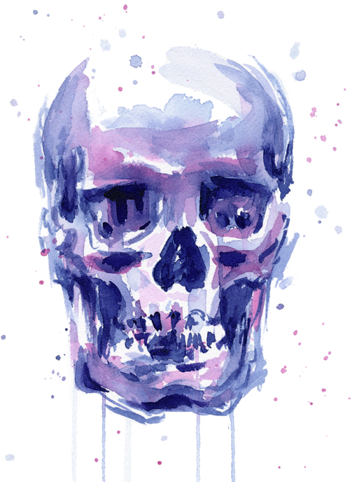 Click And Drag To Re-position The Image, If Desired - Olga Shvartsur Skulls (525x700), Png Download