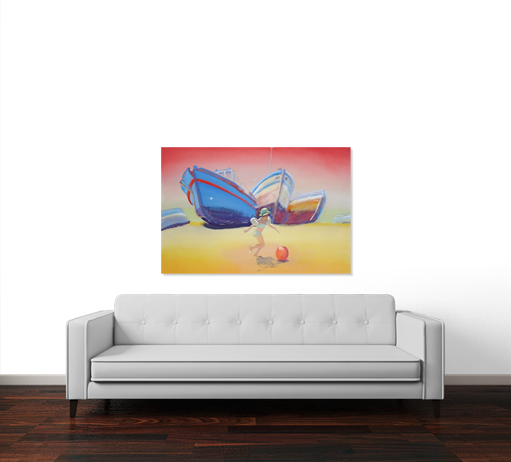 Play Time - Charles Stuart - Art Now 'zebras Drinking' Gallery Wrapped Canvas Wall (720x650), Png Download