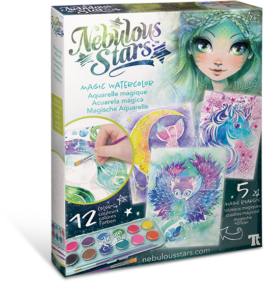 Download Nebulous Stars Magic Watercolor Kit - Nebulous Stars PNG Image