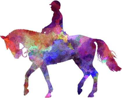Bleed Area May Not Be Visible - Korea Jindo Dog In Watercolor (600x480), Png Download