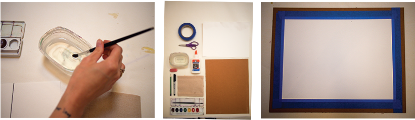 Two Sheets Of Heavy Paper/watercolor Paper, Piece Of - Montgomery (820x312), Png Download