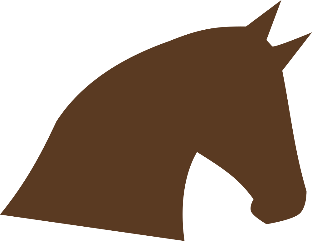 Free Tãªte De Cheval - Silhouette Tete De Cheval (800x616), Png Download