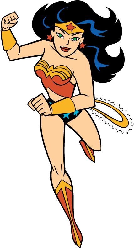 Wonder Woman - Wonder Woman Clipart Png (612x792), Png Download