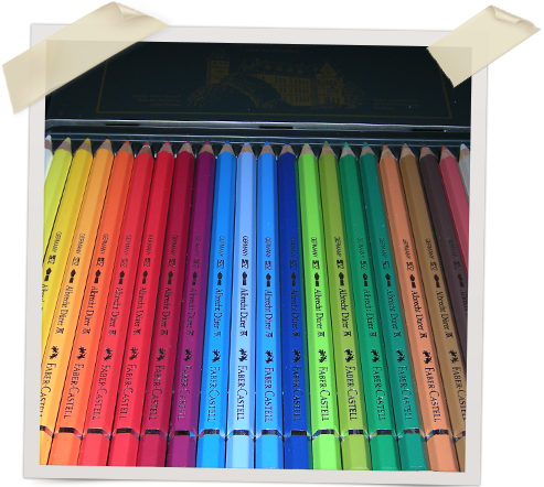 My Faber-castell Artists Watercolor Pencils🎨 - Filing Cabinet (493x442), Png Download