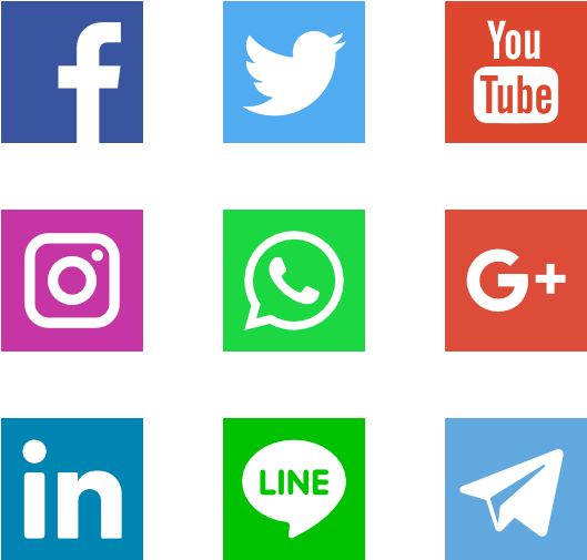 Social Networks Logos - Social Networking Website Logo (600x564), Png Download
