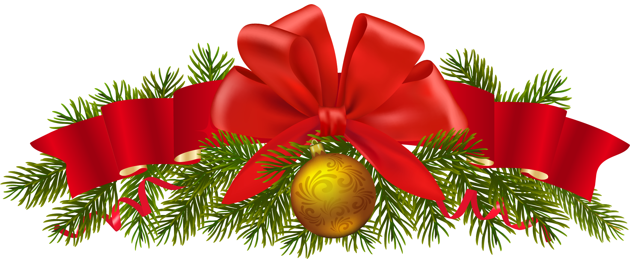 Image Transparent Stock Best Design Of Images Decorations - Christmas Decorations Clip Art (2102x956), Png Download