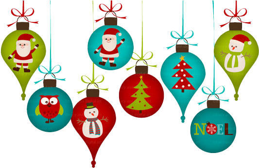 Christmas Ornaments Png Clipart - Ornaments Clip Art (570x366), Png Download