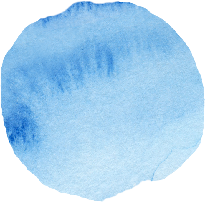Brian& Liz - " - Watercolor Circle Png Blue (800x756), Png Download