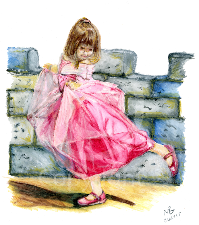 Picture Library Stock Abigail S Castle Watercolour (700x800), Png Download