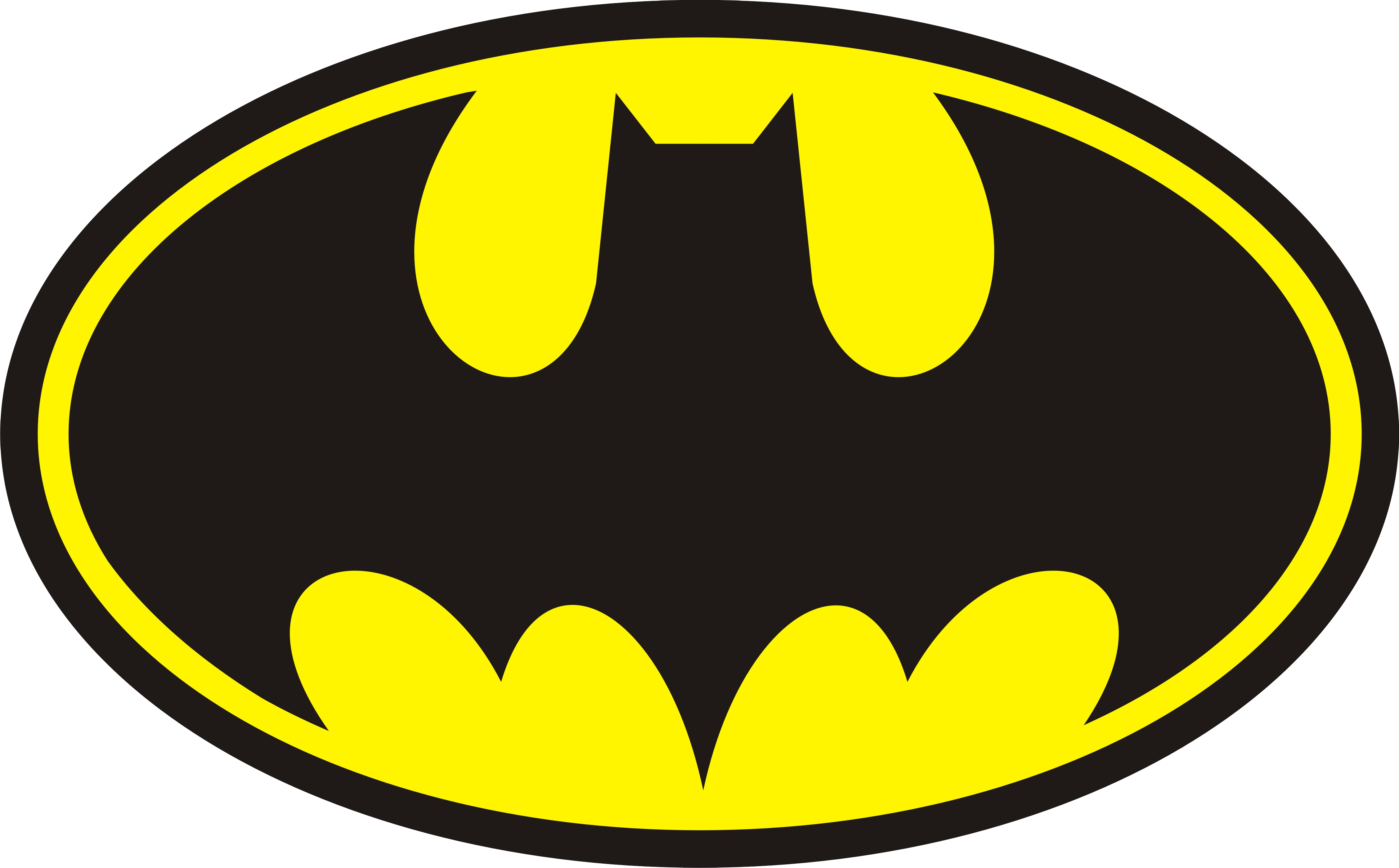 Batman Logo (1024x637), Png Download