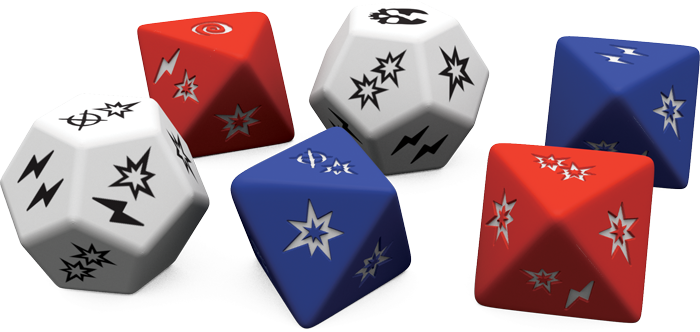 Rwm02 Dice - Runewars Board Game Combat (700x332), Png Download