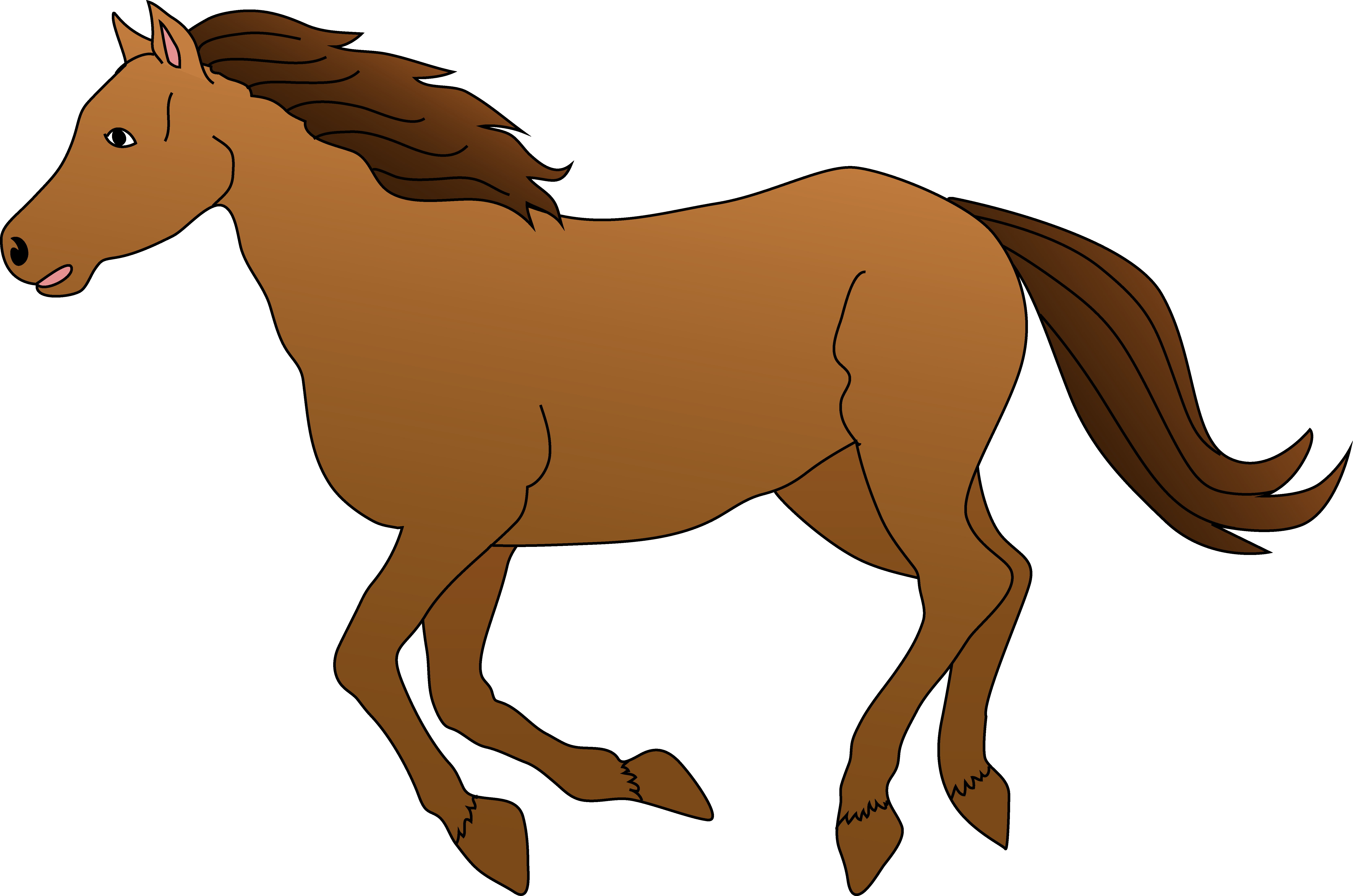 Free Horse Clip Art Pictures - Clipart Picture Of Horse (6680x4427), Png Download