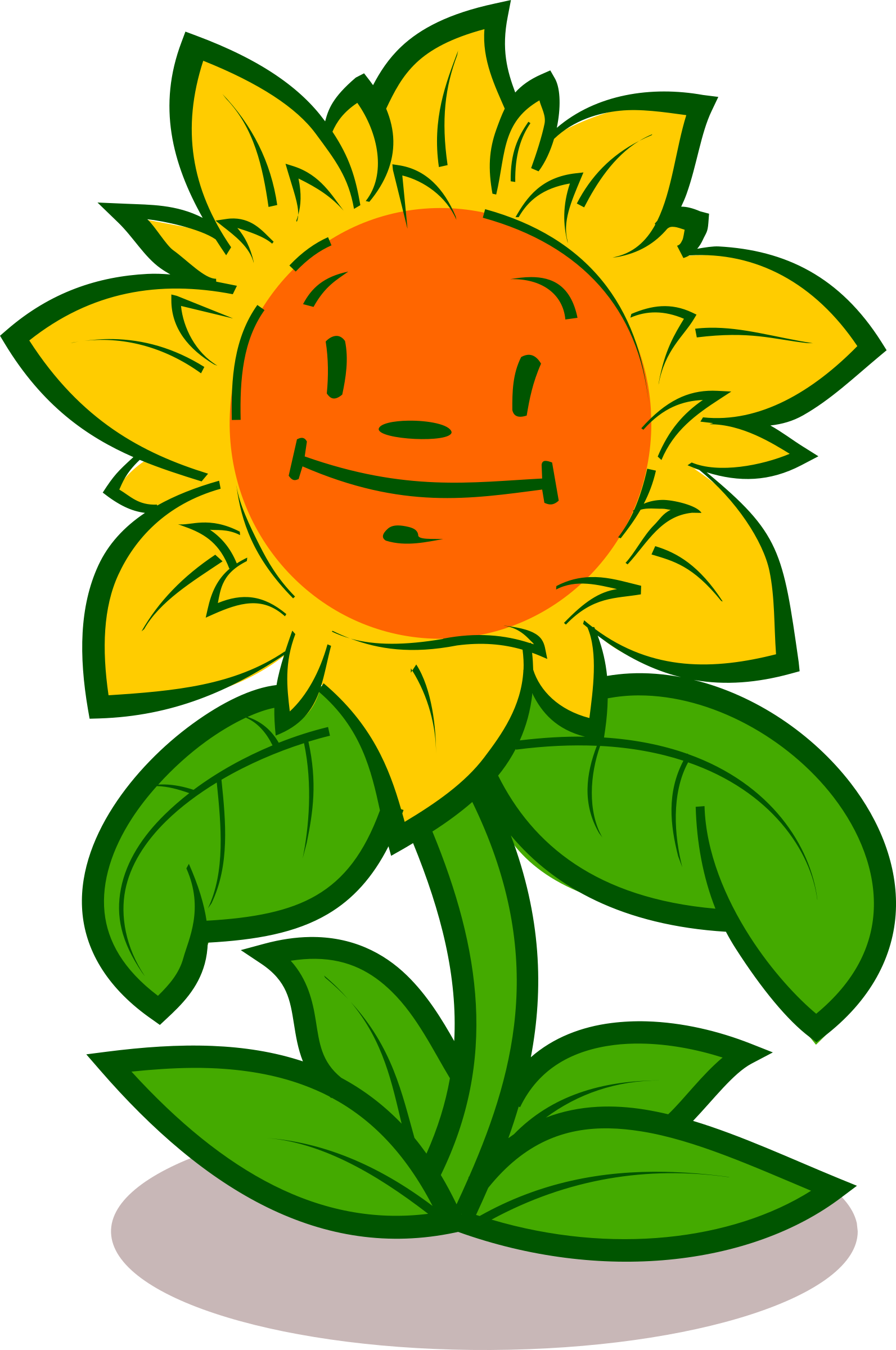Download 2018 Flower Clipart Black And White Free Download - Cartoon Flower With Face PNG Image with No Background Download 2018 Flower Clipart Black And White Free Download - Cartoon Flower With Face PNG Image with No Background
