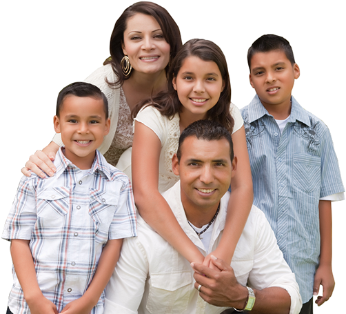 Like To Become Your Family's One-stop, Primary Healthcare - Hispanic Family Of 5 (519x460), Png Download