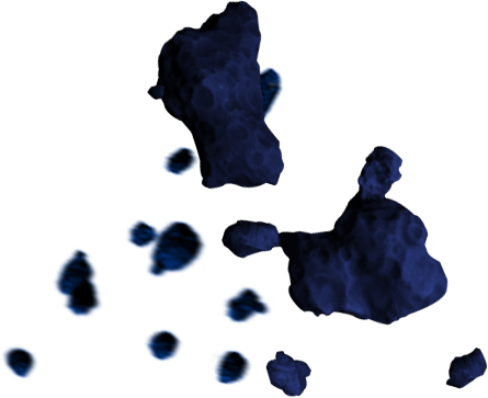 Astero#2 - Asteroid (445x363), Png Download