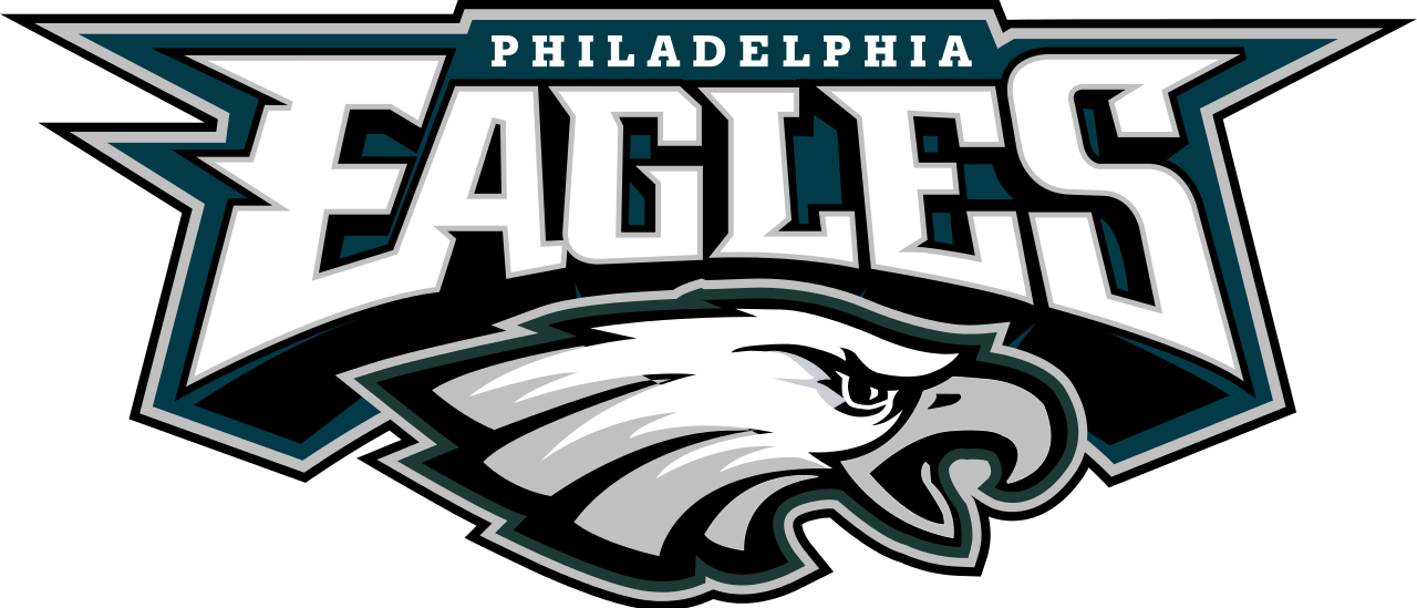 1000px-philadelphia Eagles Logo Primary - Philadelphia Eagles Clipart (1000x429), Png Download