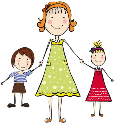 Png Library Library Drawing Figures At Getdrawings - Stick Figure Family Illustration Transparent (500x442), Png Download