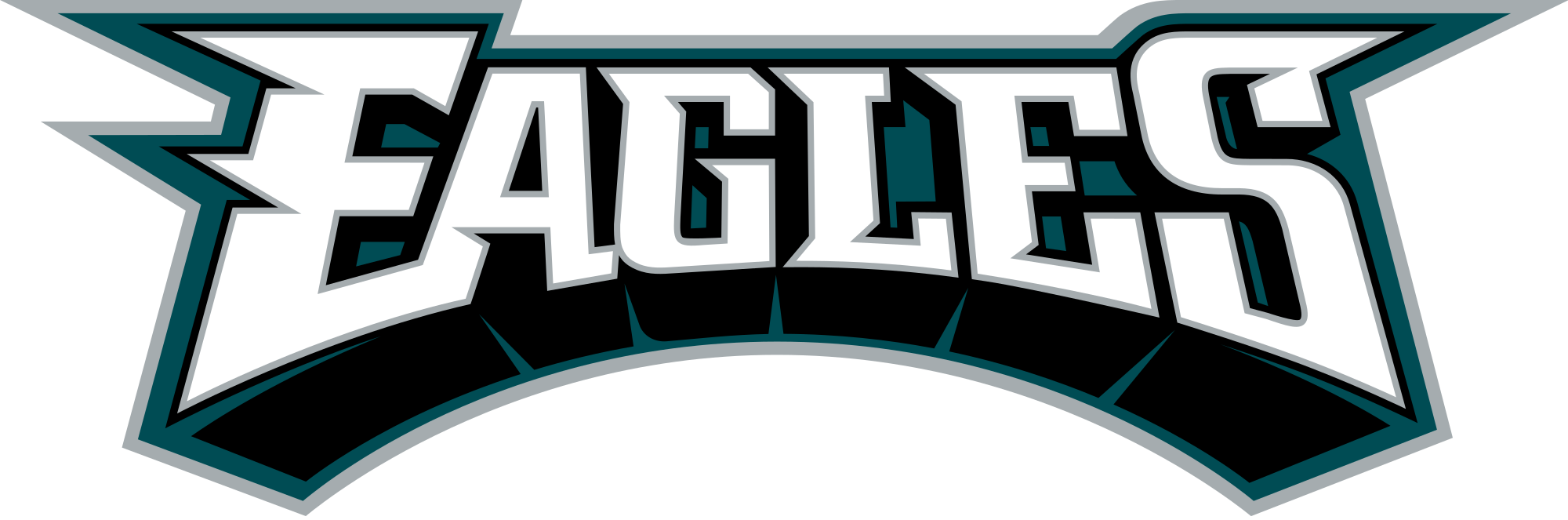 Philadelphia Eagles Logo Png Clipart Transparent Download - Philadelphia Eagles Logo 2017 (2000x663), Png Download