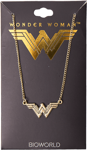 Wonder Woman Logo Necklace (600x600), Png Download
