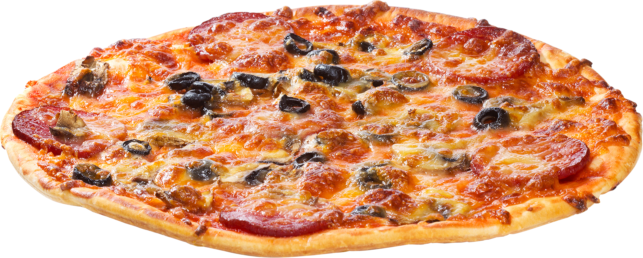 Pizza Png Images Free Download - Pizza Png Transparent (2232x898), Png Download