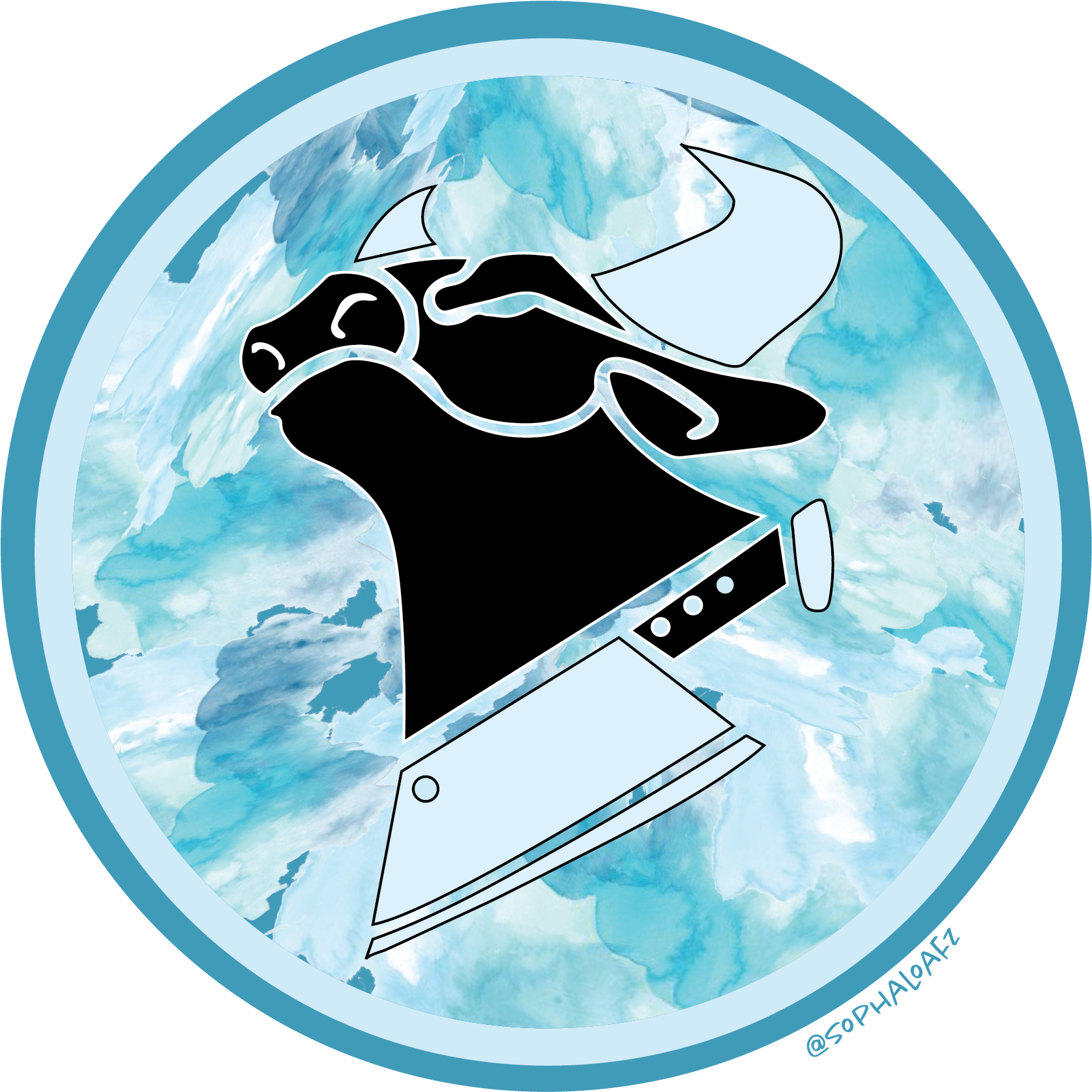 Fan Artcoming At You With Another Watercolor Logo <3 - Illustration (2788x2714), Png Download
