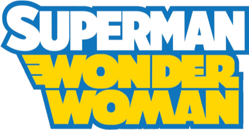 Superman/wonder Woman - Wonder Woman Title Logo (500x255), Png Download