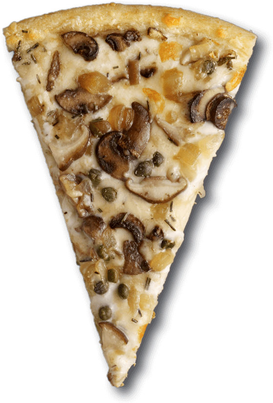 North End Pizza Slice - Fettuccine Alfredo (625x830), Png Download