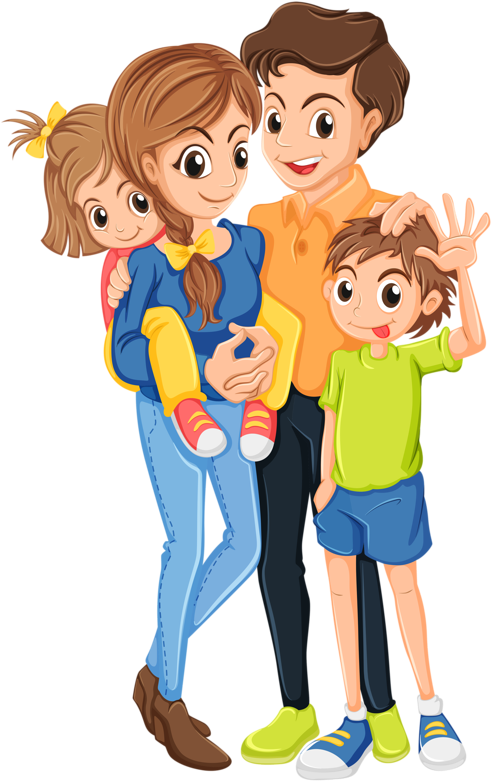 Фотки Family Clipart, Grands Parents, Family Life, - Family Clipart Png (518x800), Png Download