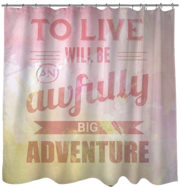 Motivational Quote On Watercolor Background " To Live - Window Covering (400x400), Png Download